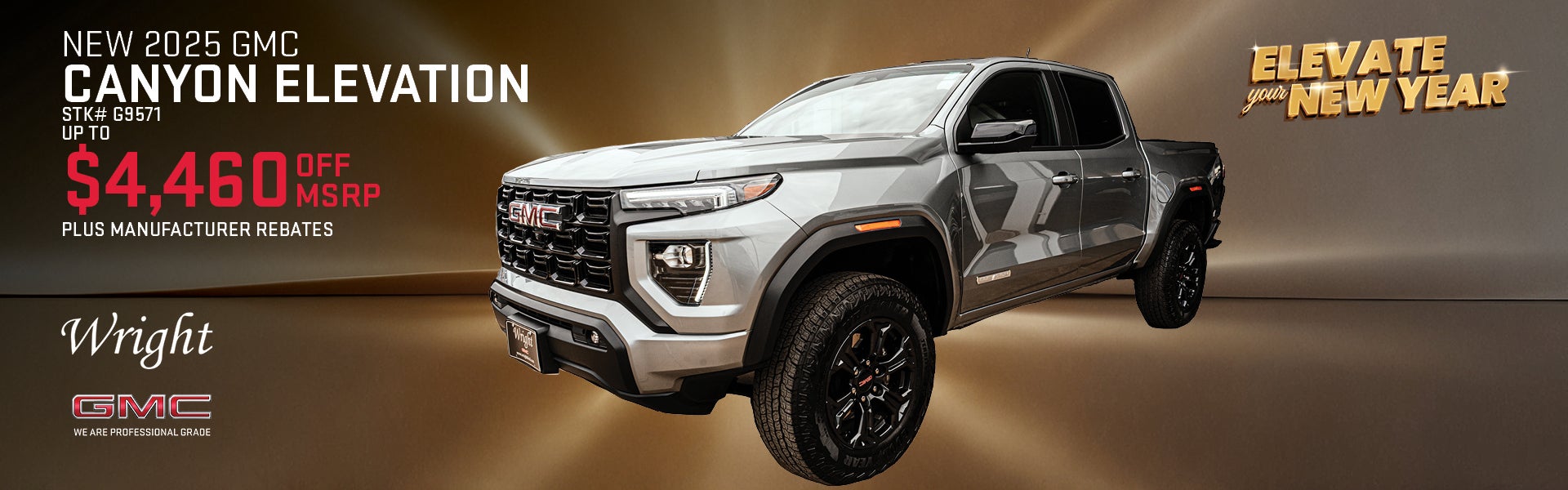 New 2025 GMC Canyon Elevation