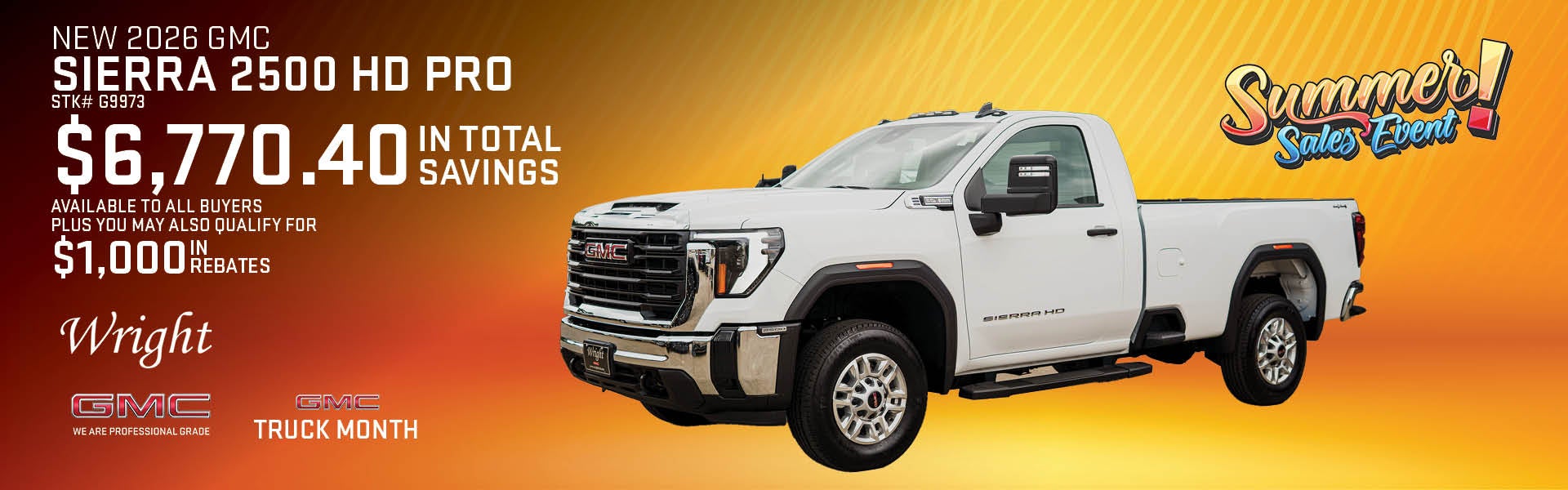 New 2026 GMC Sierra 2500 HD Pro